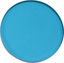 Sight Glass TSL 43mm Dia x 5mm Thick - Blue Tint