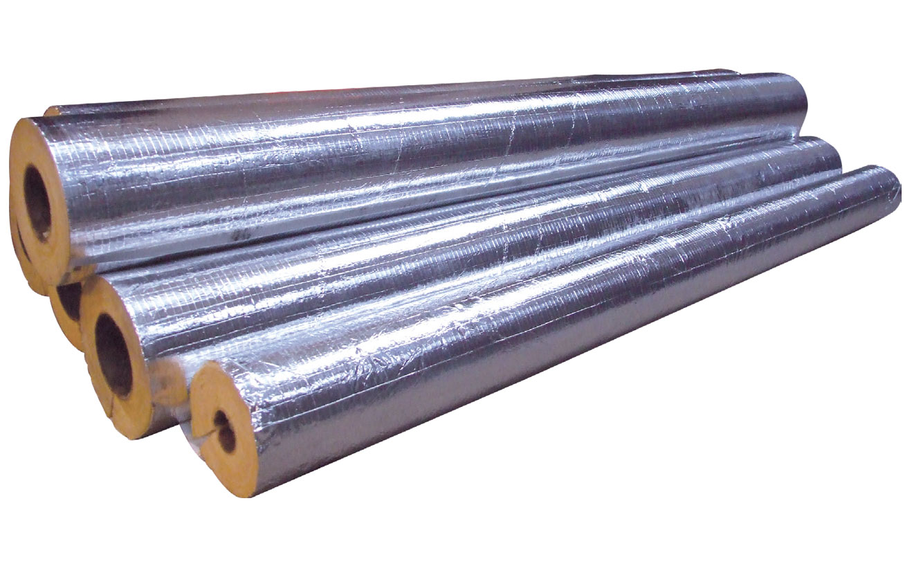 15mm ID - 30mm Thick Foil Faced Pipe Section 1.2m from IBHS Ltd