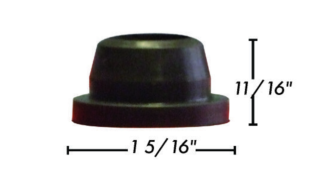 Rubber Gauge Glass Cone 3/4" Hopkinson No 7A