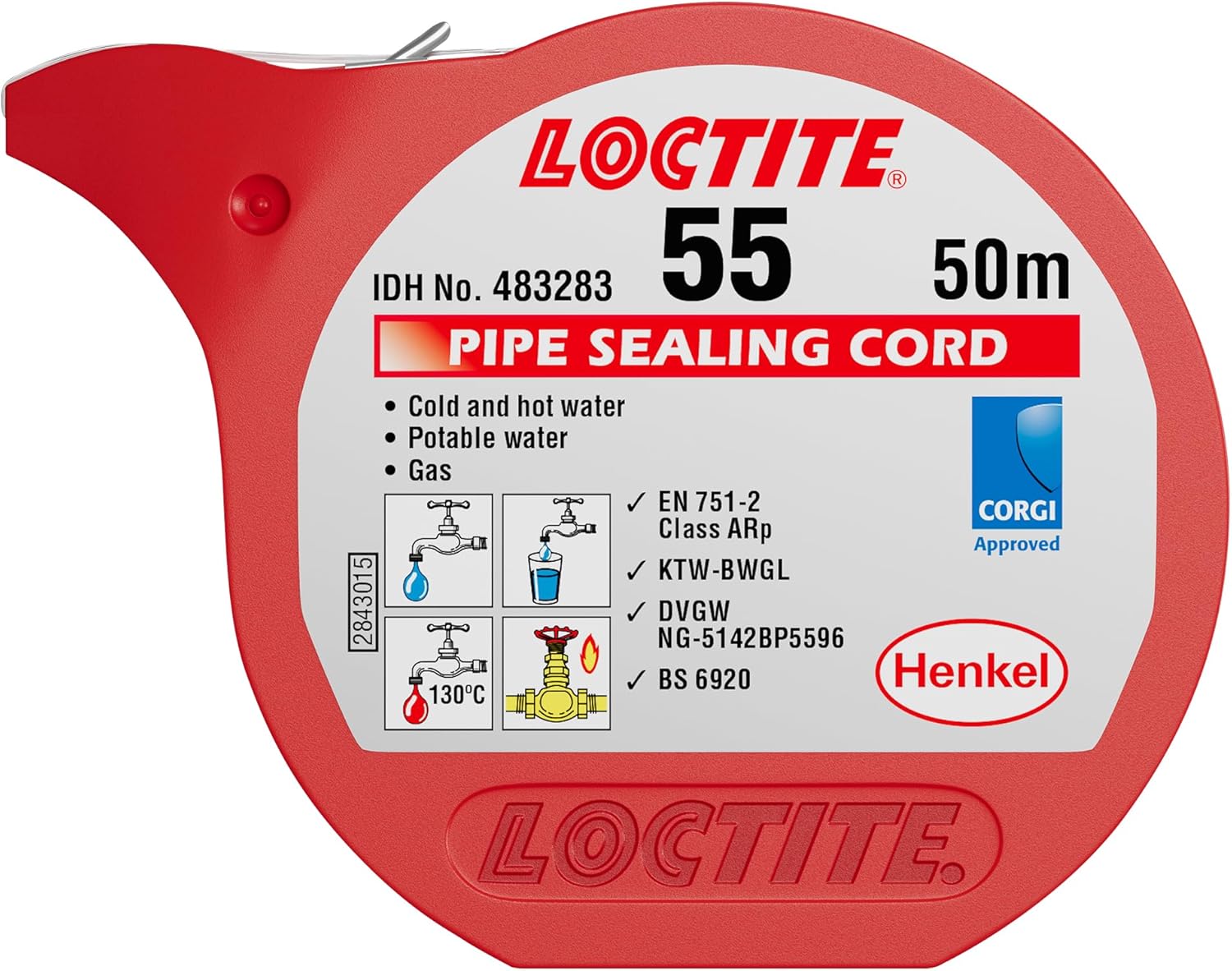 Pipe Sealing PTFE Cord 50m