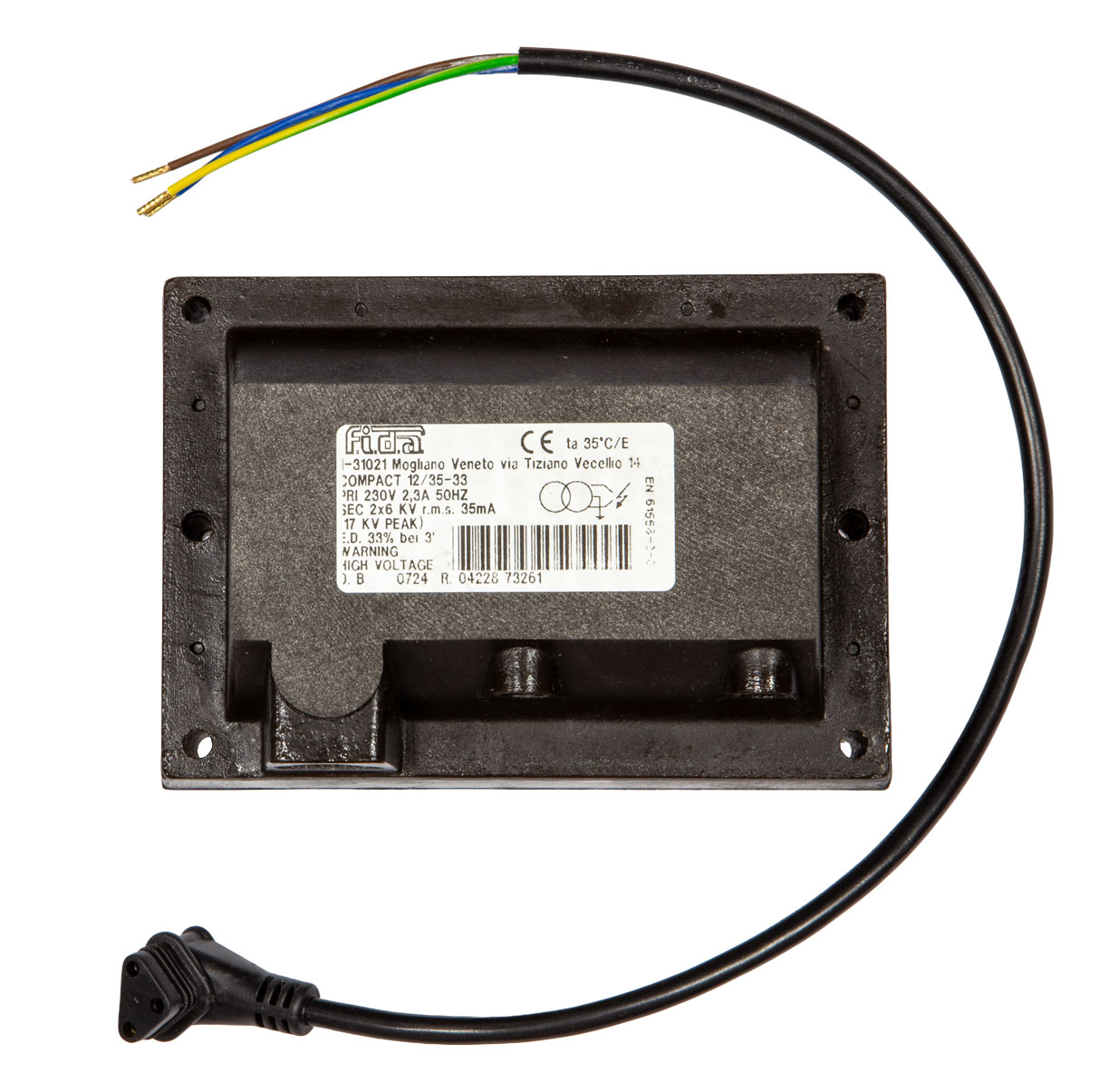 Ignition Transformer Compact 12/35 2 x 6 kv 35 mA 240v