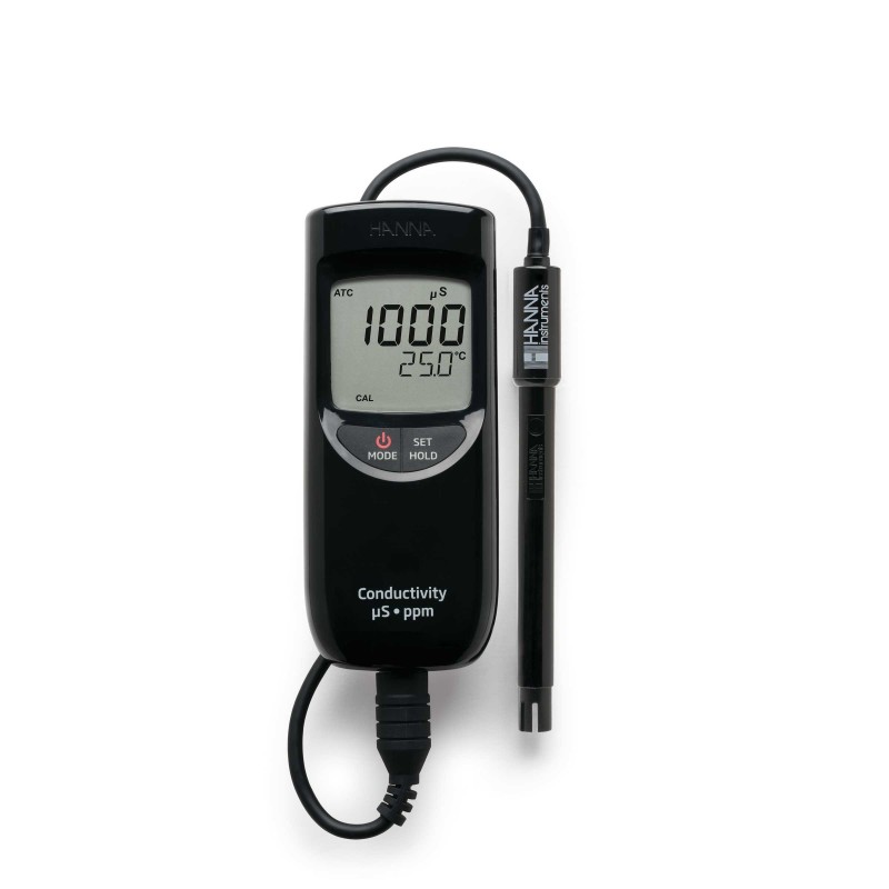 Portable EC/TDS meter low range